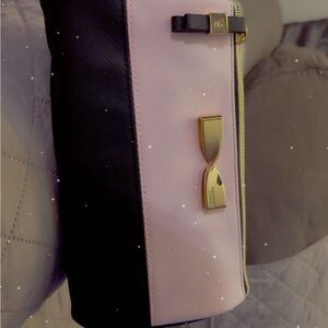 Elegant Black and Pink Women's Bag